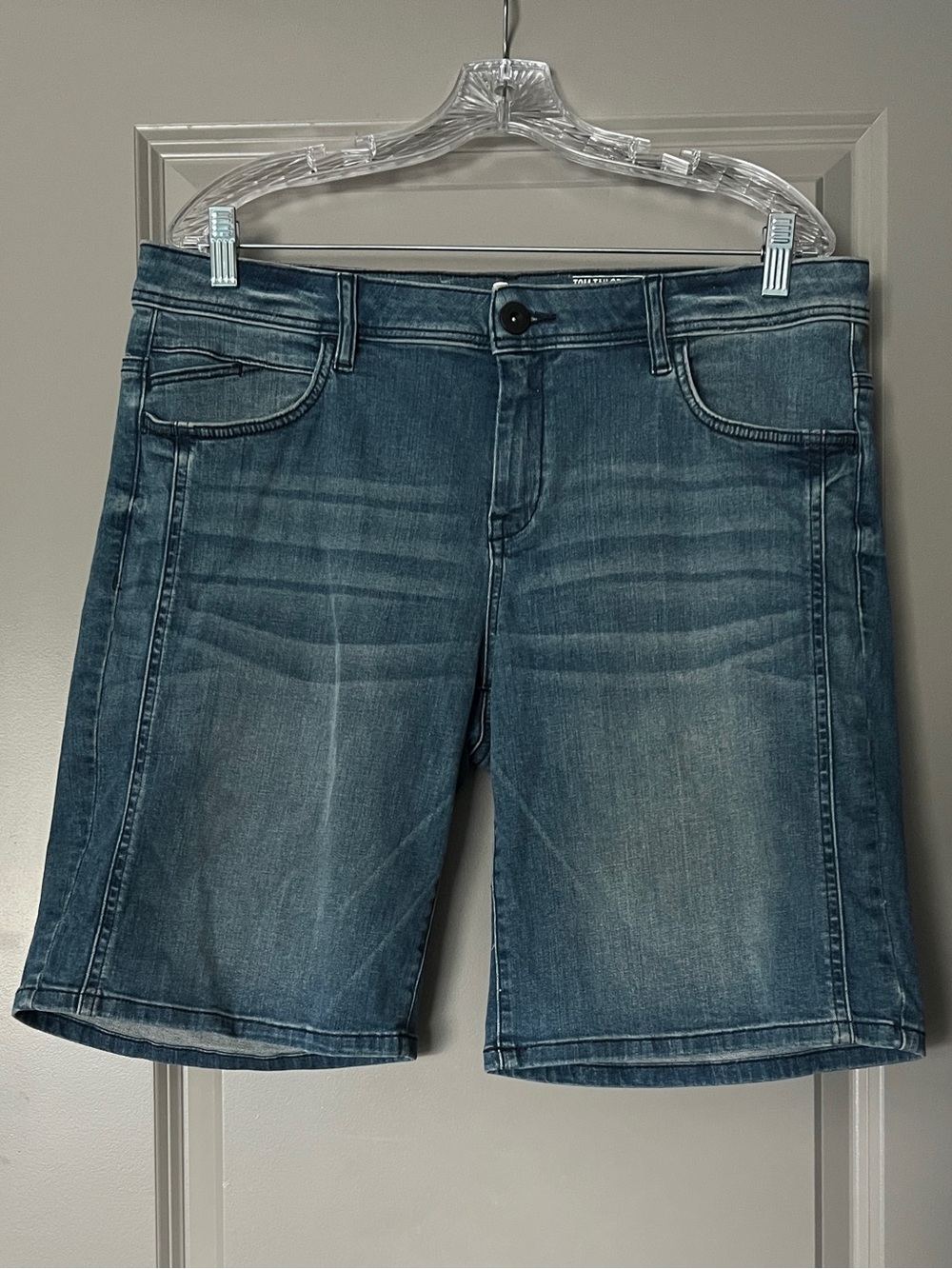 Denim Bermuda Shorts